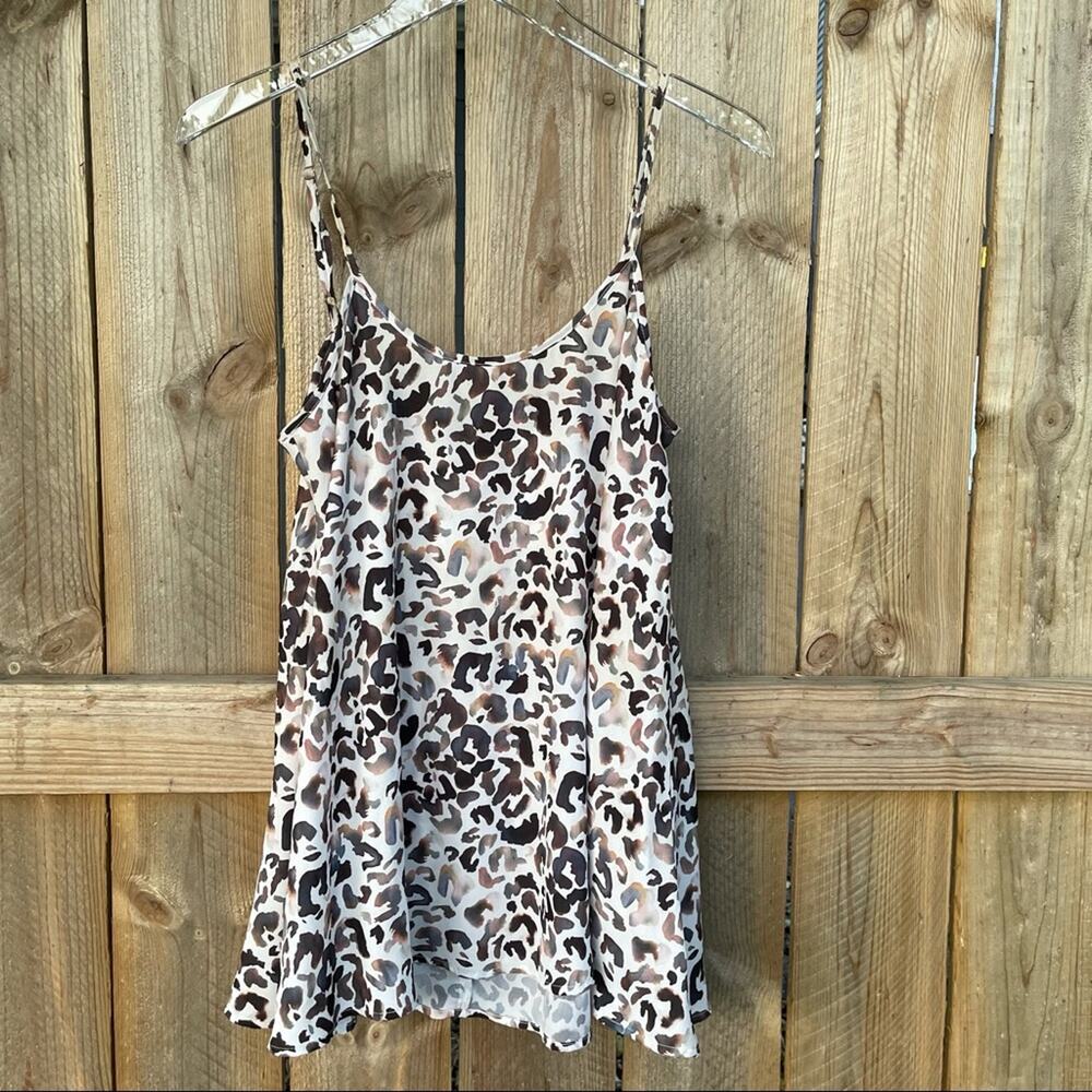 Show Me Your MuMu Tank Top Animal Print Small